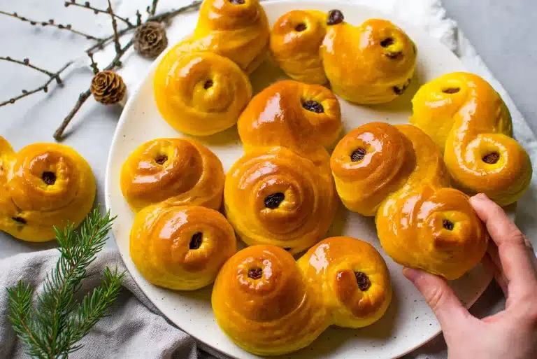 Kan katter spise lussekatter? Bild
